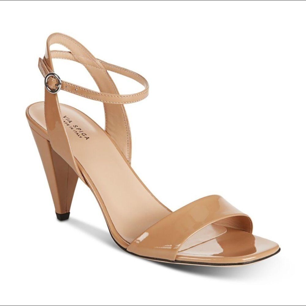 VIA SPIGA Women's V Ria Strappy Heeled Sandal.NEW!